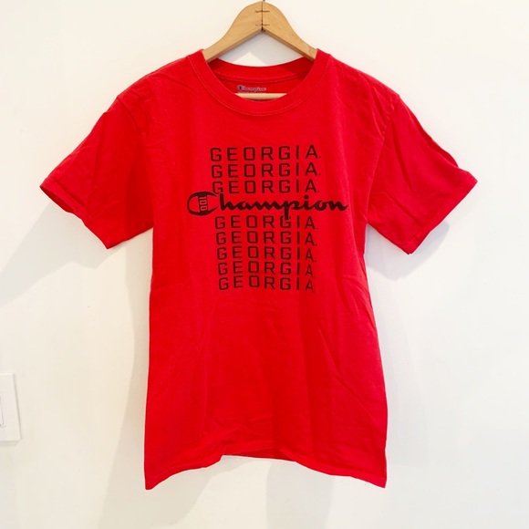Champion university of Georgia red crew neck t-shirt small - Picture 5 of 5